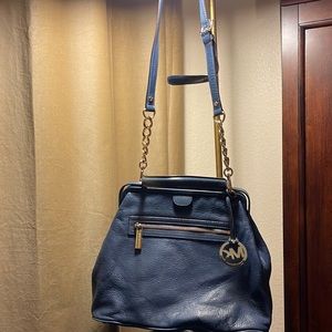 Beautiful blue leather Michael Kors bag